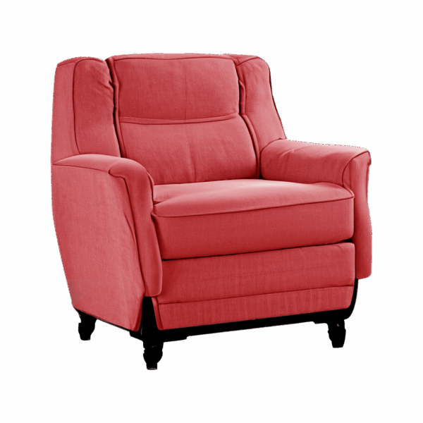 Cammi Blue Leather Armchair - Image 3
