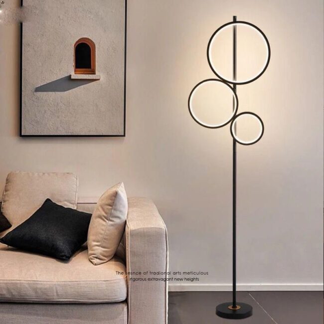Modern Bauhaus clothing metal floor lamp
