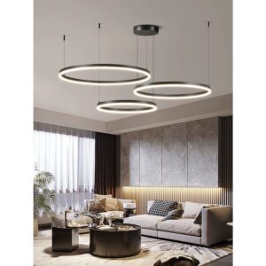 Nordic lamp light with 3 rings