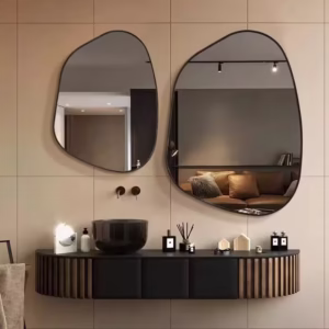 No Light Framed Mirror