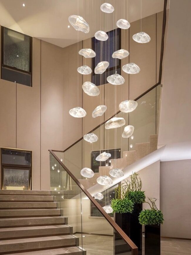 Modern crystal chandelier