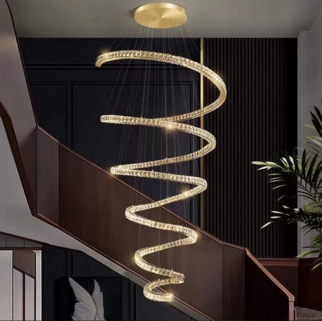 Hotel villa art decor hanging chandelier