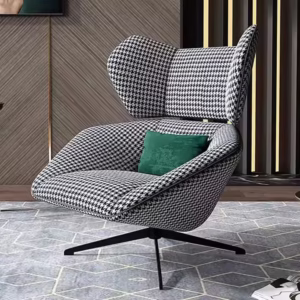 minimalist single person rotatable sofa chair