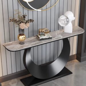 Half Moon Console Accent Table