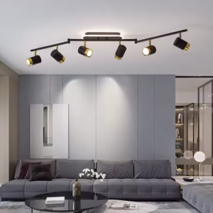 Foldable track spotlight lamp interior lighting