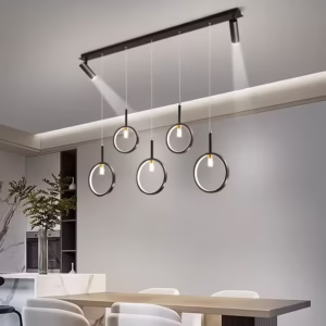Ceiling Spotlight Chandelier Black Hanging Lamp