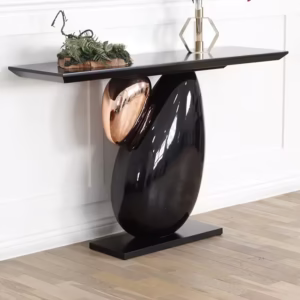 Accent modern coffee console
