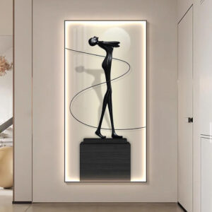 Modern light luxury entrance hall decoration painting