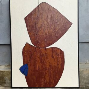 Abstract Concise Style Natural Stone Coating Painting