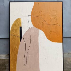 HUAMIAO New Fashion Ladies Abstract Crystal Porcelain Painting