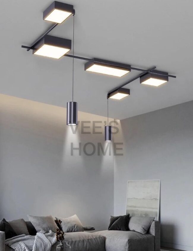 Modern New LED Ceiling Lamp Northern Europe Minimalist  Indoor Remote Control Lighting