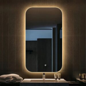 Led bathroom mirror framed wall mounted