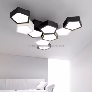 Nordic Honeycomb Design Intelligent Restaurant Ceiling Bedroom Ceiling Light