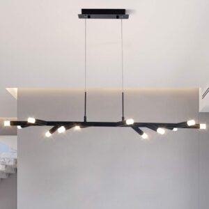Twig ceiling lamp bar adjustable chandelier