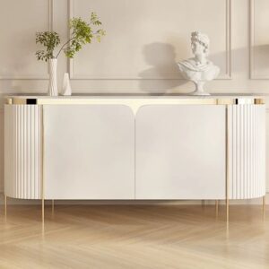 white contemporary sideboard