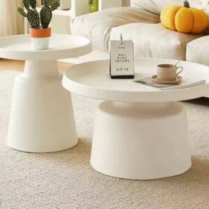 Toire round coffee table