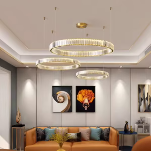 Circle Crystal Chandelier