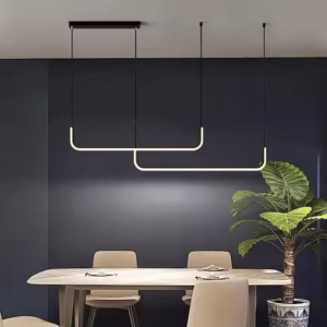Led linear chandelier