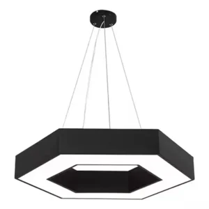 Hollow hexagonal LED lamp