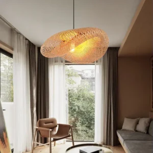 Bamboo chandelier