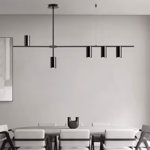 Black simple pendent lamp chandeliers