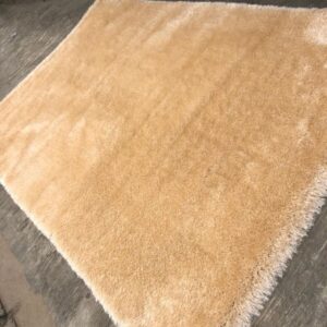 Soft Golden Plush Shag Rug