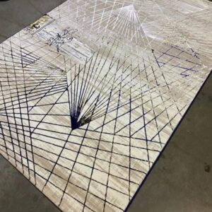 Geometric Grid Rug