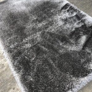 Elegant Grey Shaggy Rug