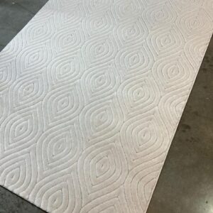 Beige Scallop Shell Rug