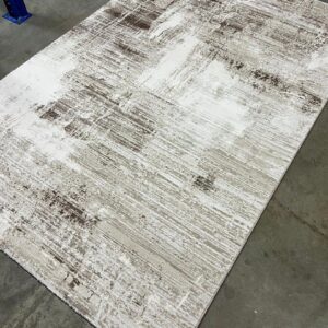Textured Abstract Rug in Neutral Tones