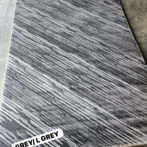 Modern Abstract Rug in Grey and Light Grey