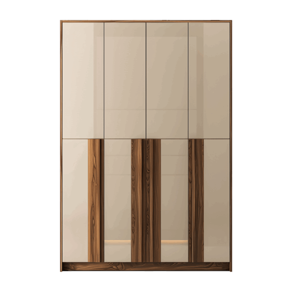 Tall Wooden Bedroom Armoires - Image 3