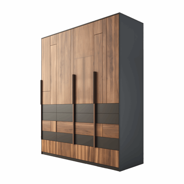 Tall Wooden Bedroom Armoires - Image 4