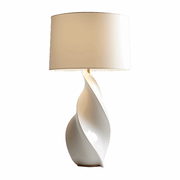 Promenade White Table Lamp - Image 2