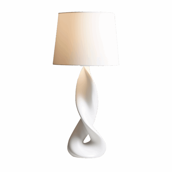 Promenade White Table Lamp - Image 4