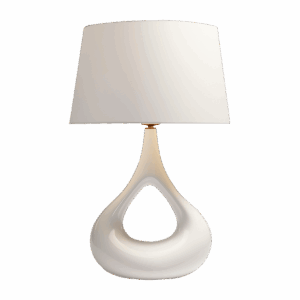 Promenade White Table Lamp