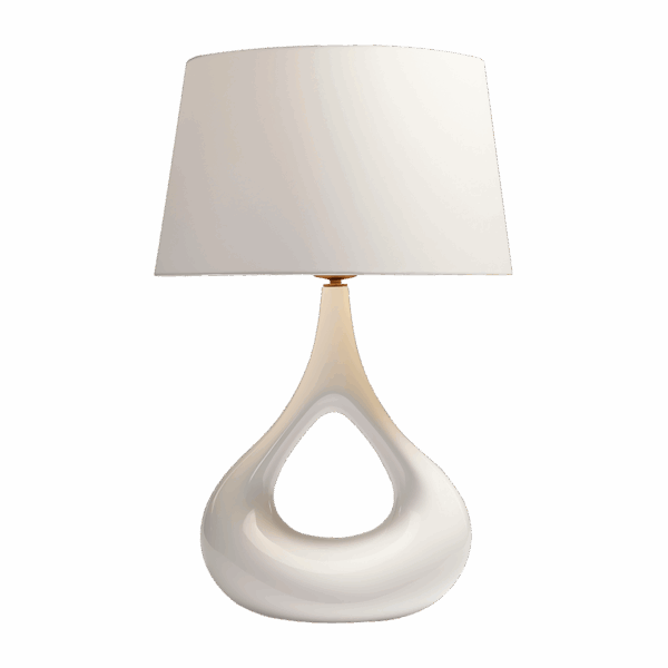 Promenade White Table Lamp