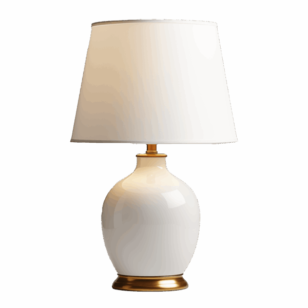 Promenade White Table Lamp - Image 5
