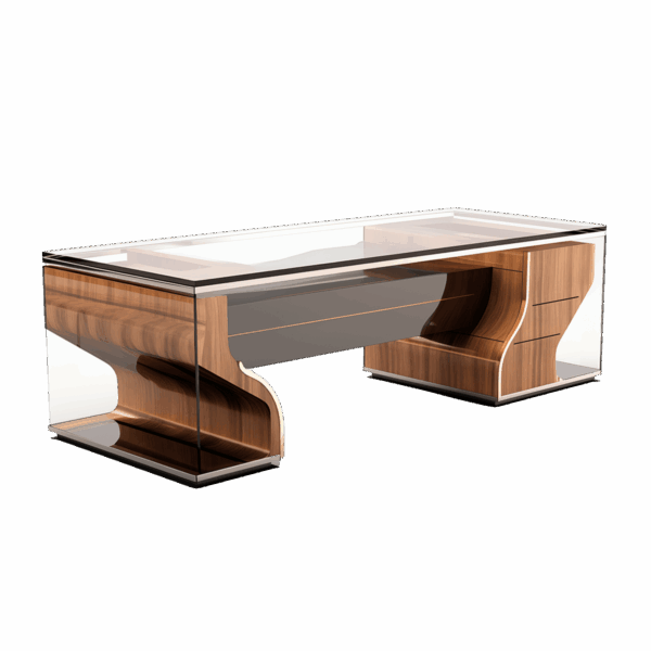 Rustic wooden coffee table - Image 3