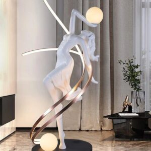 White Goddess Floor Lamp