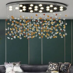 Modern Crystal Stone Chandelier
