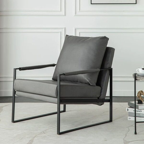 Luxury Upholstered leather Dining Chair - Image 3