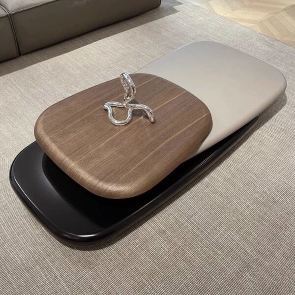 Nordic wooden coffee table