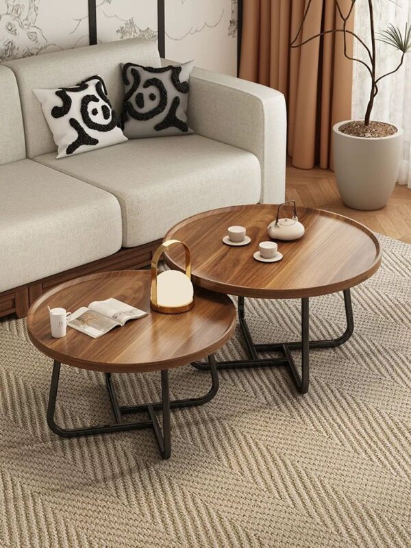 minimalist wooden center table