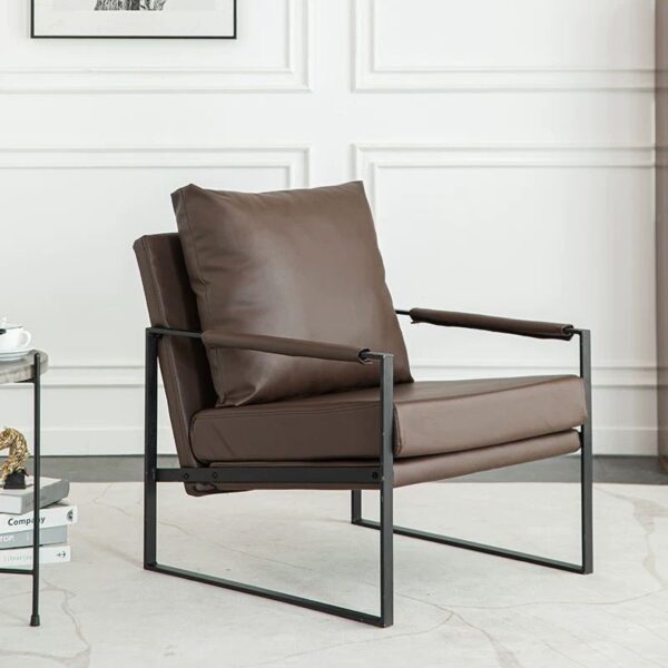 Luxury Upholstered leather Dining Chair - Image 4