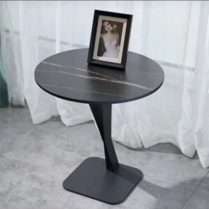 Modern luxury small apartment rock plate side table Italian brief